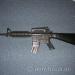 M4A1 + nabíječka, baterka, 4 zásobníky