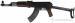 Karabinek AKS kal. 7,62x39mm 1962r.