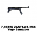 7,62X25 ZASTAWA M56 Yugo Szmajser 