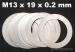 podlozky pre kompenzator ustovu brzdu M13x0.2 mm