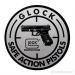 GLOCK Naklejka średnica 10 cm / SAFE ACTION PISTOL